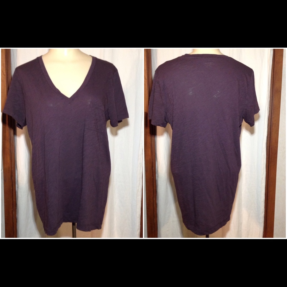 Women's Size M Madewell V-Neck Top Shirt